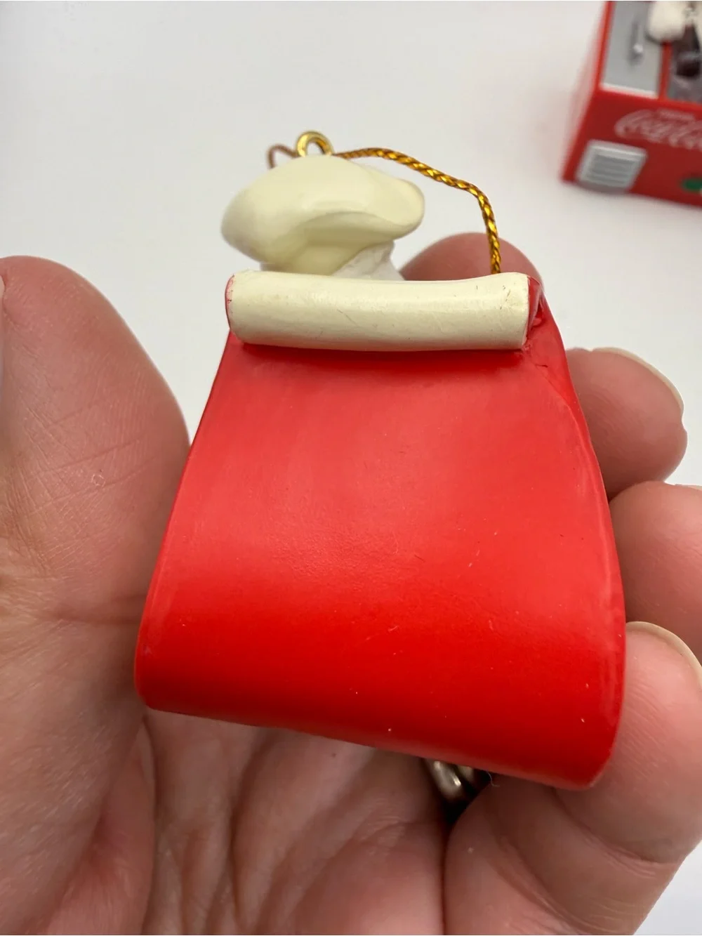 Coca Cola Red & White Polar Bear Ornament Trio